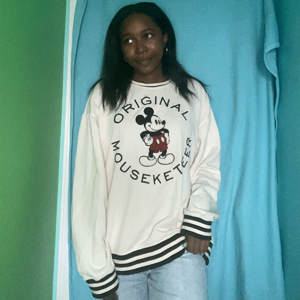 Mickey Mouse Mouseketeer Collegiate Sweatshirt
